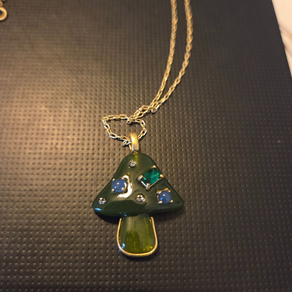 Madwell mushroom necklace